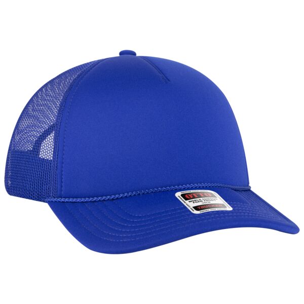 OTTO CAP® 5 Panel Low Profile Mesh Back Trucker Hat Thumbnail