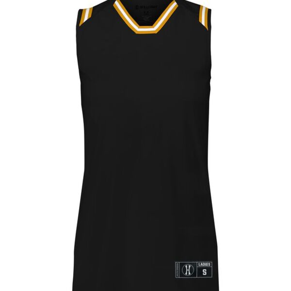Ladies Retro Basketball Jersey Thumbnail